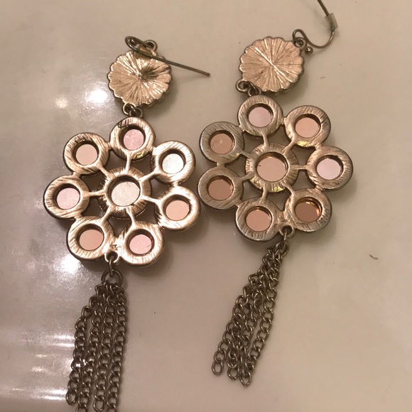 Gold earrings - Picture 2 of 2